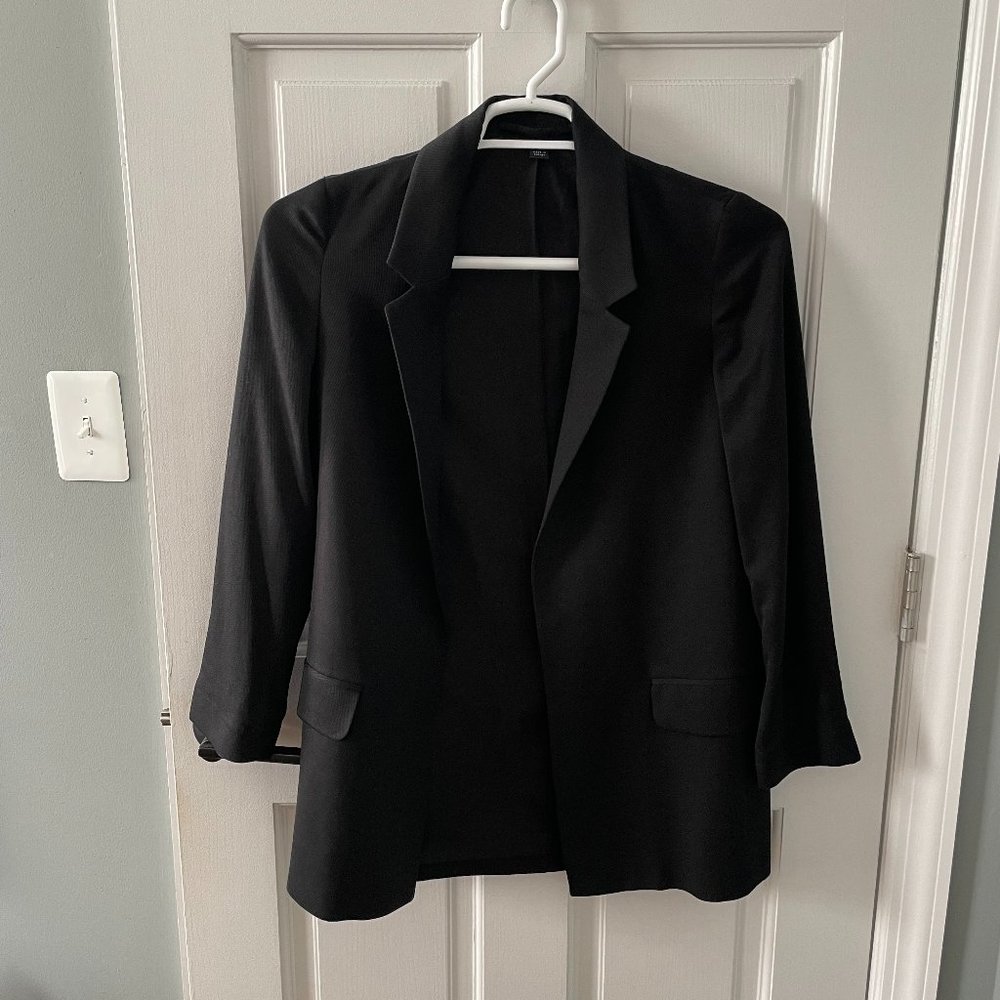 All Saints Black Collared Blazer